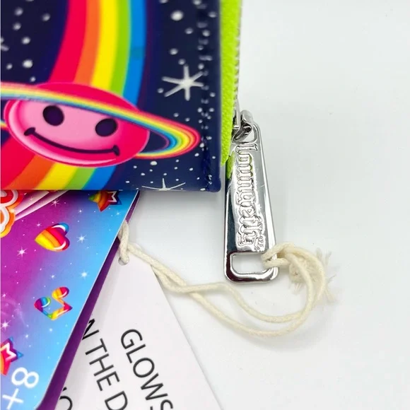 Loungefly Lisa Frank Cosmic Alien Ride Zip Around Wallet - Picture 5 of 8